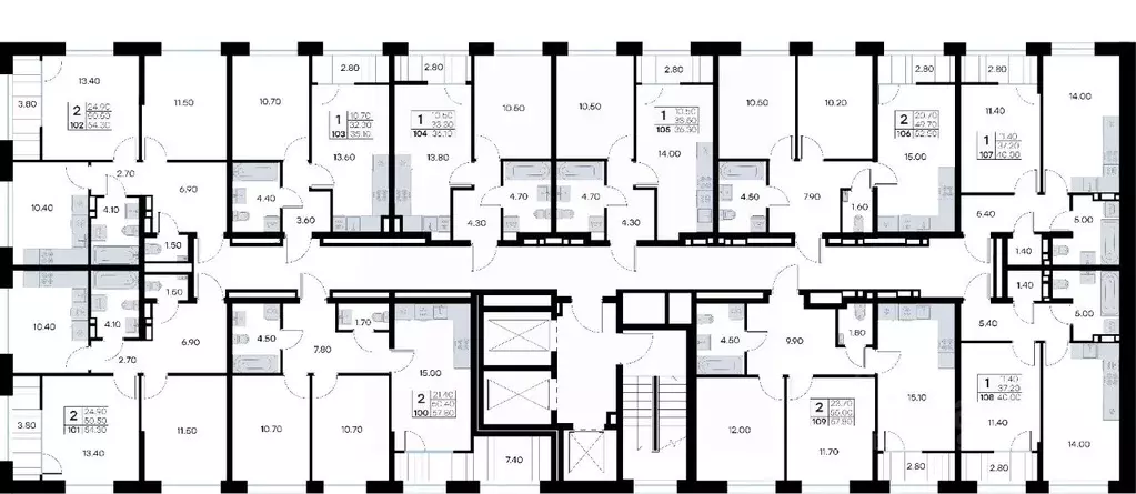 1-к кв. Приморский край, Владивосток ул. Нейбута, 135 (40.0 м) - Фото 2