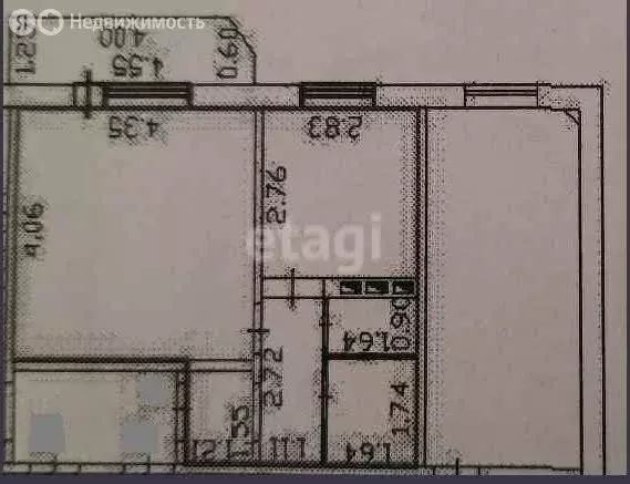 1-комнатная квартира: Черногорск, Юбилейная улица, 32к2 (34.8 м) - Фото 1