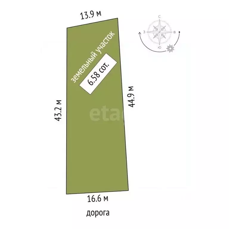 Участок в Марий Эл, Звениговский район, Кокшайское с/пос, с. Кокшайск  ... - Фото 2