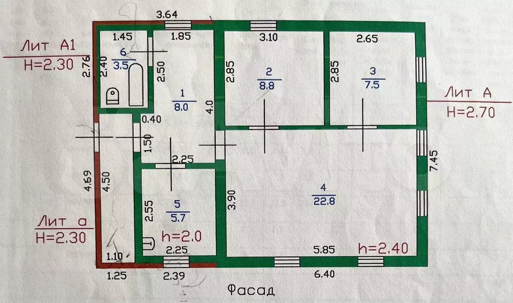 Дом 56,3 м на участке 8,5 сот. - Фото 0