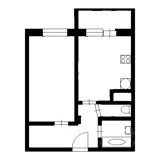 1-к кв. Санкт-Петербург Комендантский просп., 51к1 (43.2 м) - Фото 2
