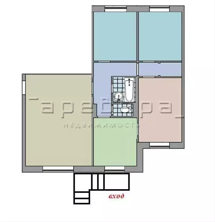 4-комнатная квартира: Красноярск, улица 9 Мая, 39 (76 м) - Фото 1