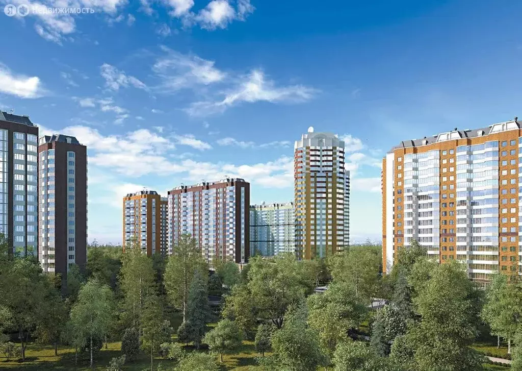 1-комнатная квартира: Московский, Радужная улица, 10 (39.4 м) - Фото 1