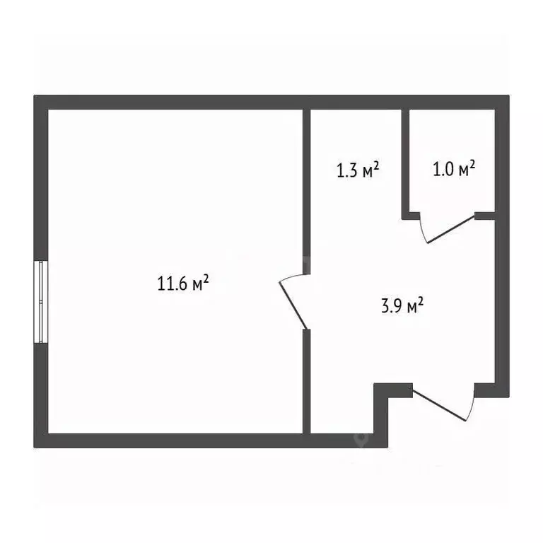 Студия Воронежская область, Воронеж Автогенный пер., 15 (18.0 м) - Фото 2