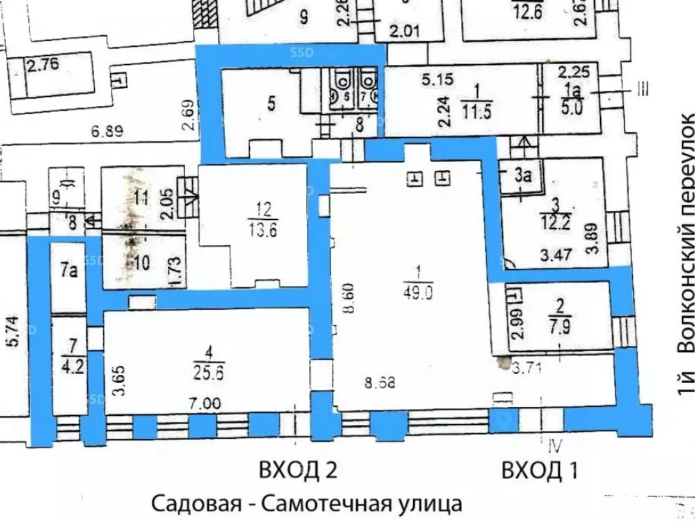 Торговая площадь в Москва Садовая-Самотечная ул., 15/1 (110 м) - Фото 2