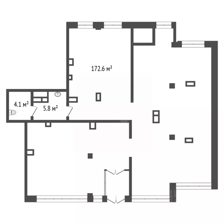 Помещение свободного назначения в Красноярский край, Красноярск ... - Фото 2