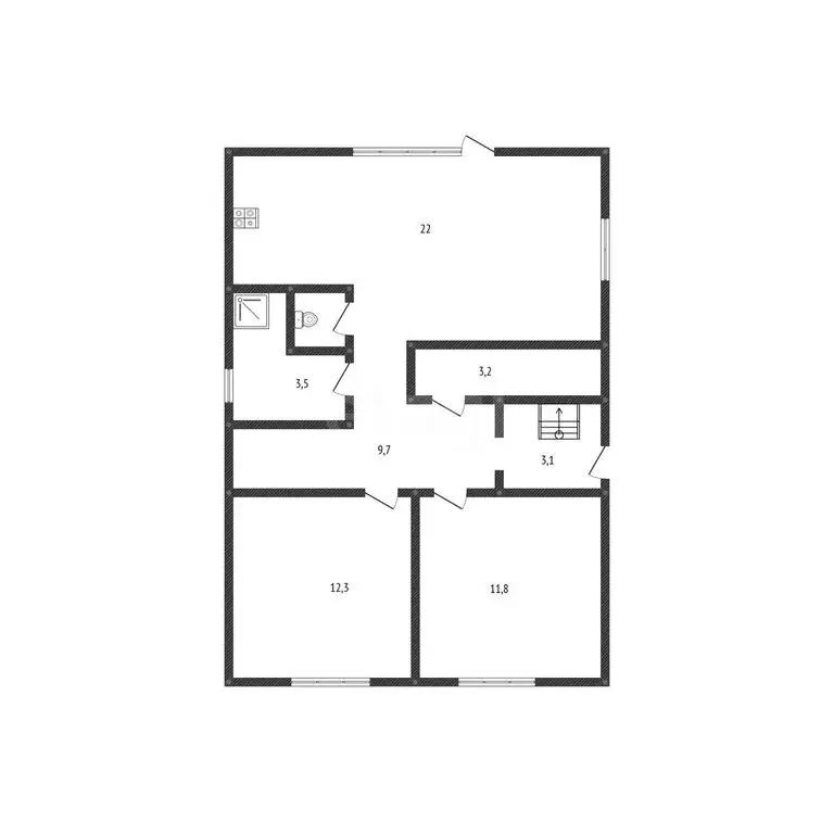 Дом в аул Козет, Яркая улица, 8 (136.6 м) - Фото 1