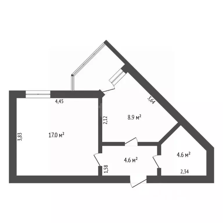 1-к кв. Амурская область, Благовещенск ул. Василенко, 20/3 (35.1 м) - Фото 1