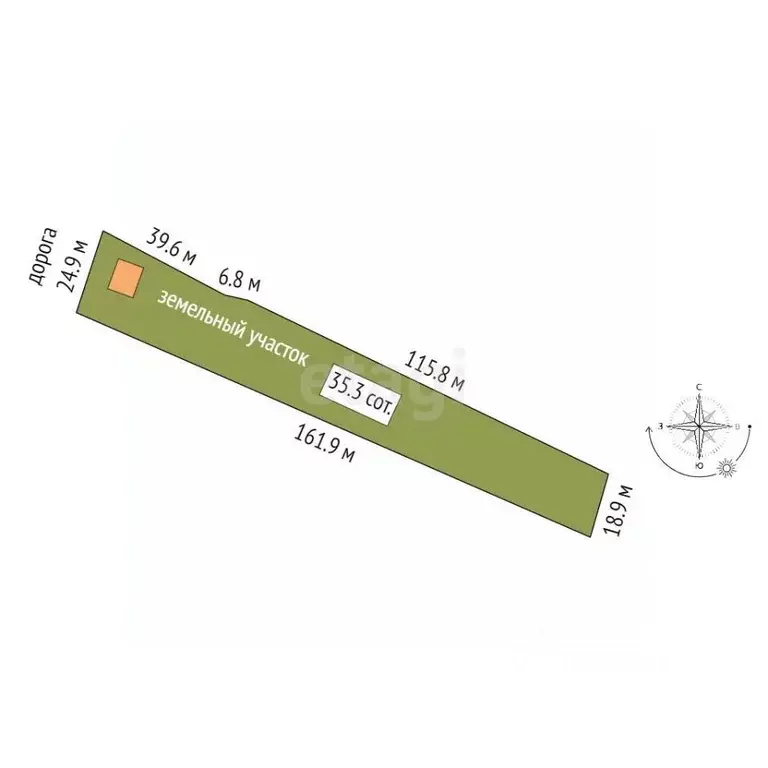 Участок в Башкортостан, Стерлитамакский район, Куганакский сельсовет, ... - Фото 2