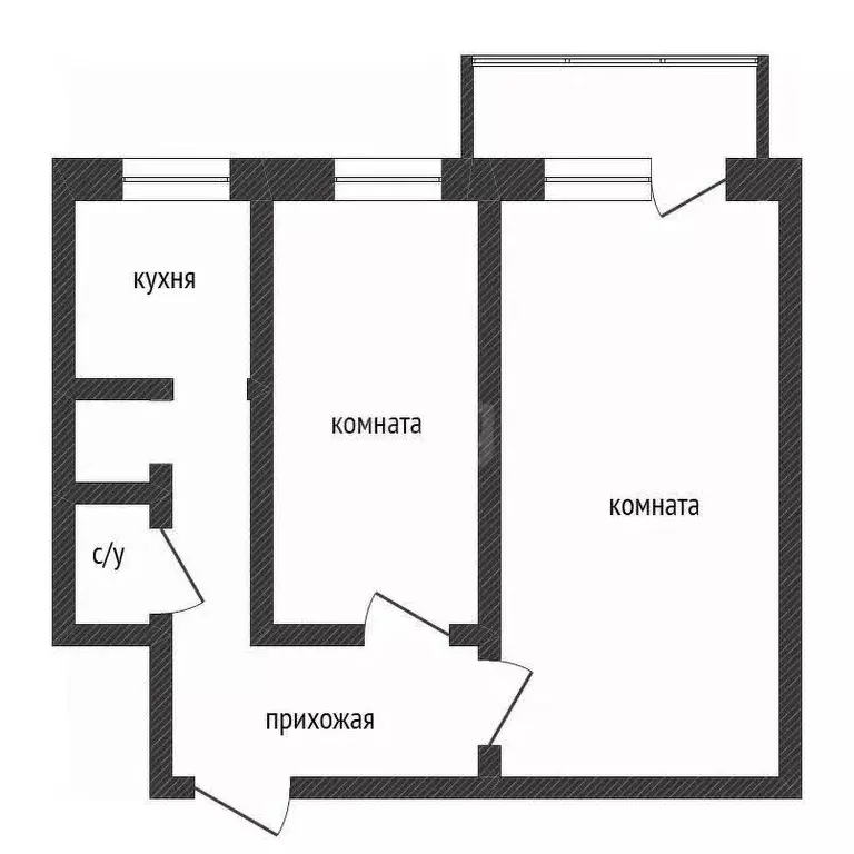 2-к кв. Нижегородская область, Нижний Новгород Мануфактурная ул., 13 ... - Фото 2