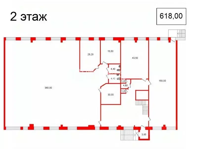 Помещение свободного назначения в Санкт-Петербург Караваевская ул., 57 ... - Фото 2