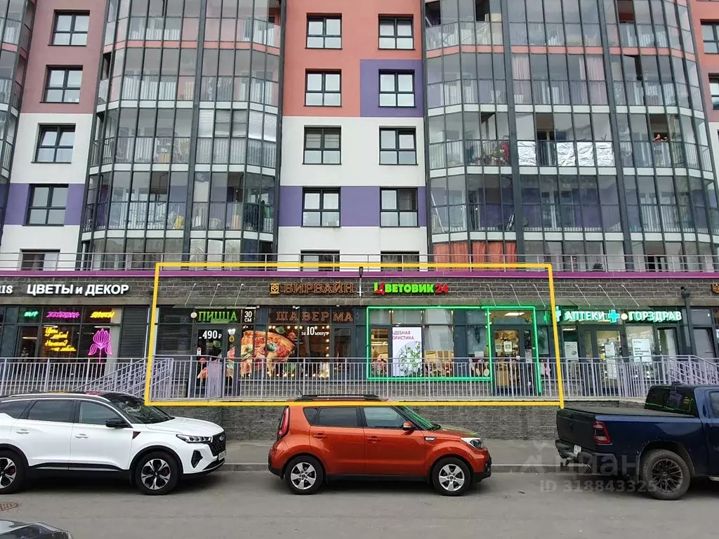 Помещение свободного назначения в Санкт-Петербург Комендантский ... - Фото 0