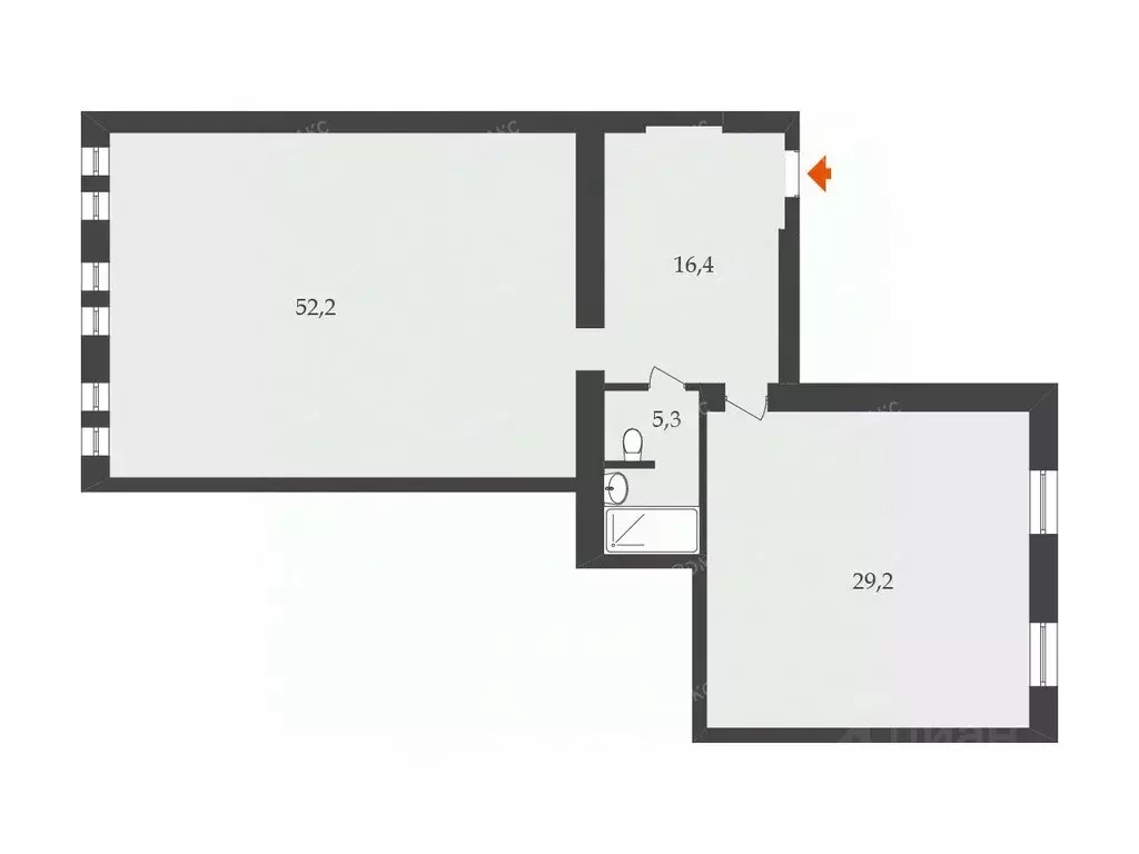 Офис в Санкт-Петербург Фурштатская ул., 17 (103 м) - Фото 2