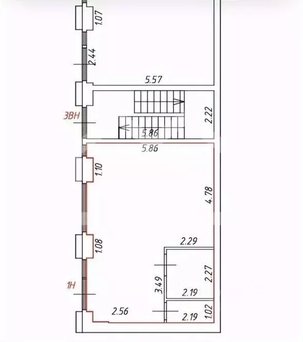 Торговая площадь в Москва просп. Лихачева, 16к4 (49 м) - Фото 2