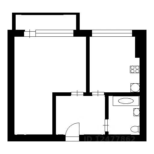 1-к кв. Санкт-Петербург ул. Лени Голикова, 86 (35.0 м) - Фото 2