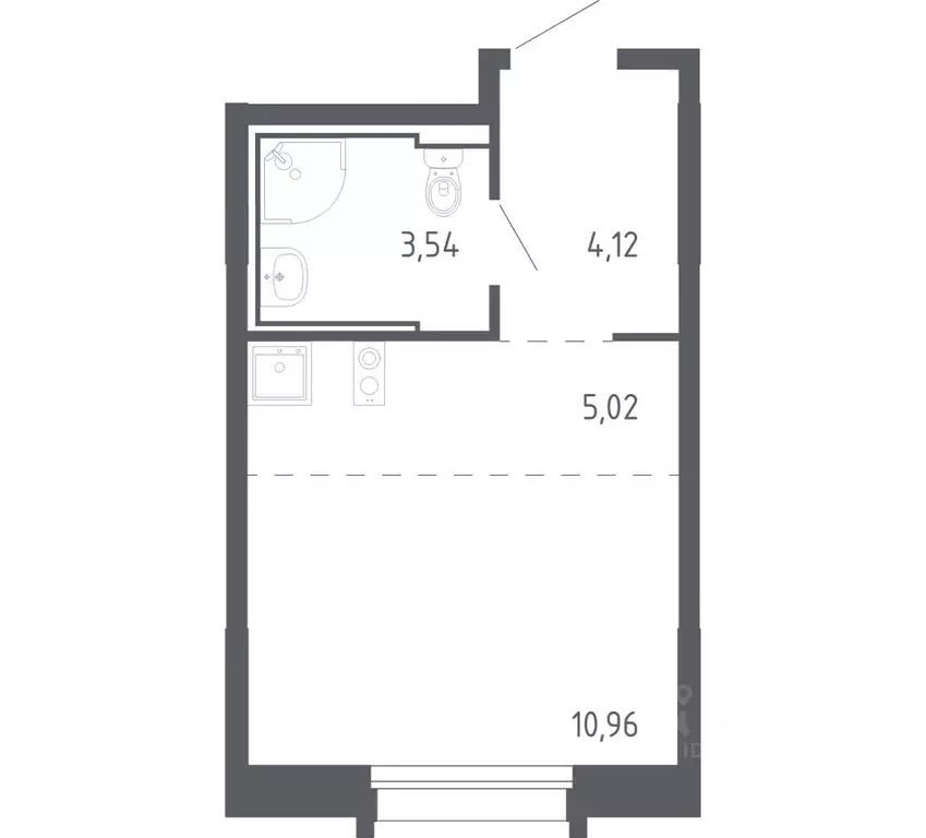 Студия Приморский край, Владивосток Квартал Нейбута жилой комплекс, ... - Фото 1
