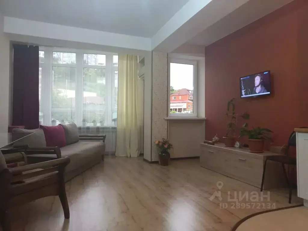 Студия Краснодарский край, Сочи Целинная ул., 13А (33.0 м) - Фото 0