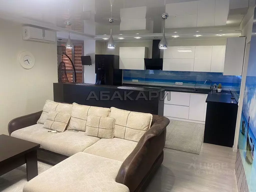 2-к кв. Красноярский край, Красноярск ул. Авиаторов, 38 (52.0 м) - Фото 0