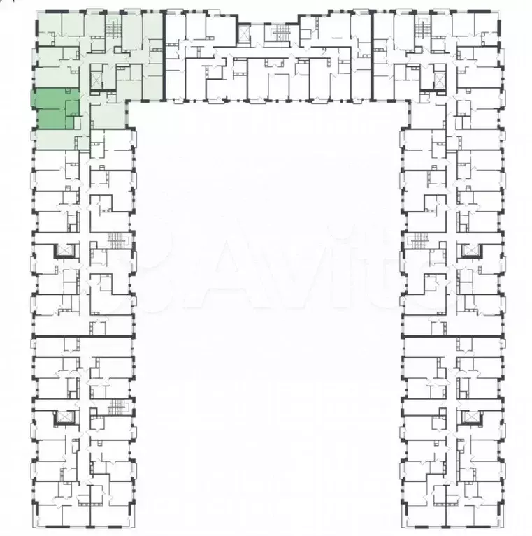 1-к. квартира, 36 м, 6/9 эт. - Фото 1