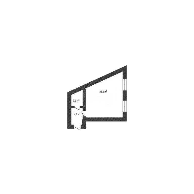 Квартира-студия: Нефтекамск, Городская улица, 6 (31 м) - Фото 1