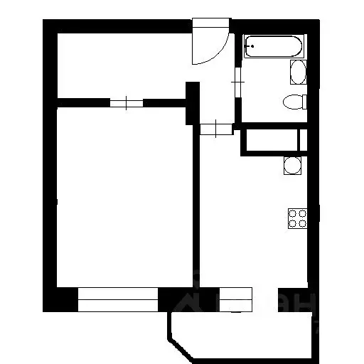 2-к кв. Санкт-Петербург ул. Бадаева, 14к1 (62.4 м) - Фото 1