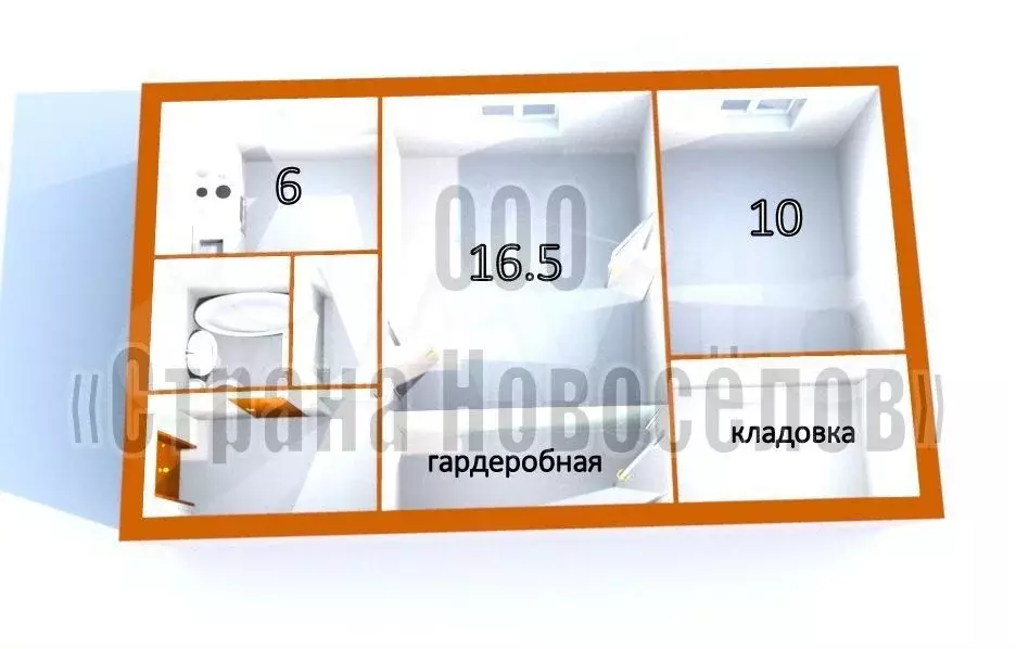 1-к. квартира, 42,2 м, 1/5 эт. - Фото 0