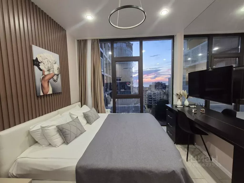 Студия Краснодарский край, Сочи Светлана мкр, ул. Депутатская, 10Б/1 ... - Фото 1