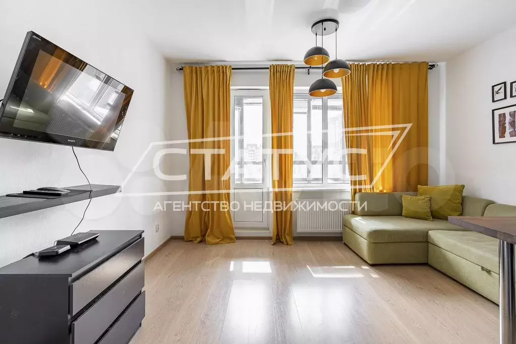 Квартира-студия, 30 м, 9/24 эт. - Фото 1