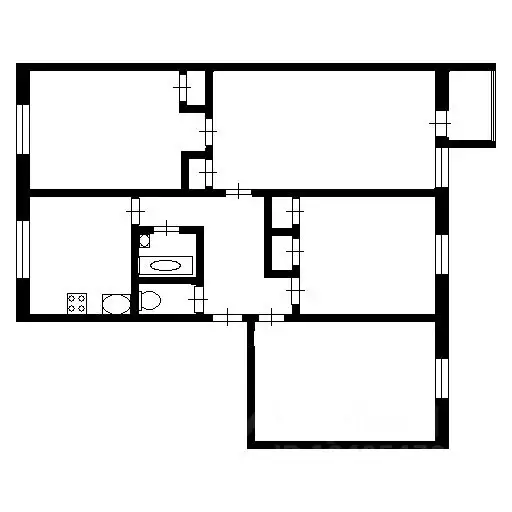 4-к кв. Удмуртия, Ижевск ул. Металлистов, 43 (63.3 м) - Фото 1