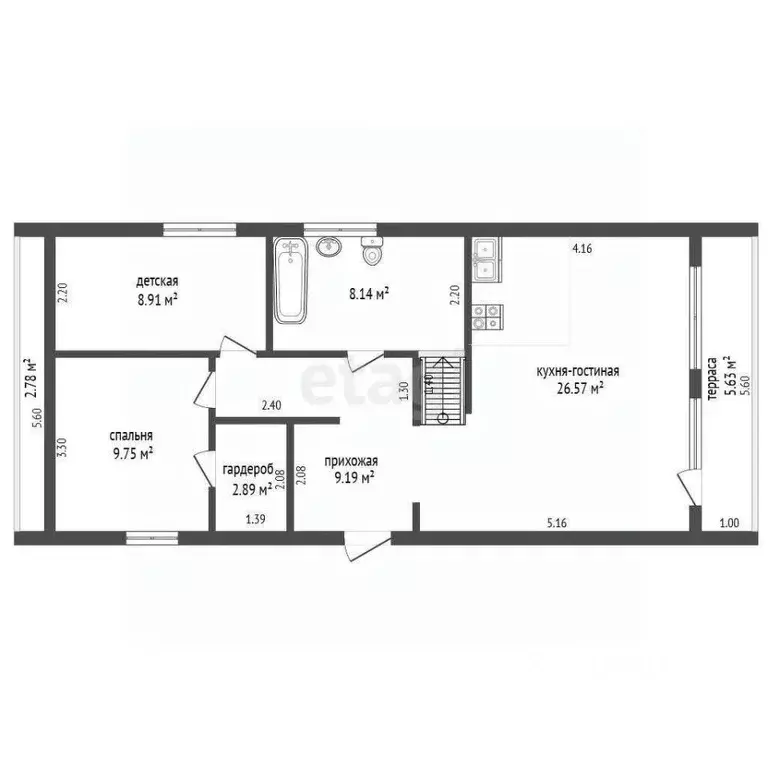 Дом в Тюменская область, Нижнетавдинский муниципальный округ, ... - Фото 2