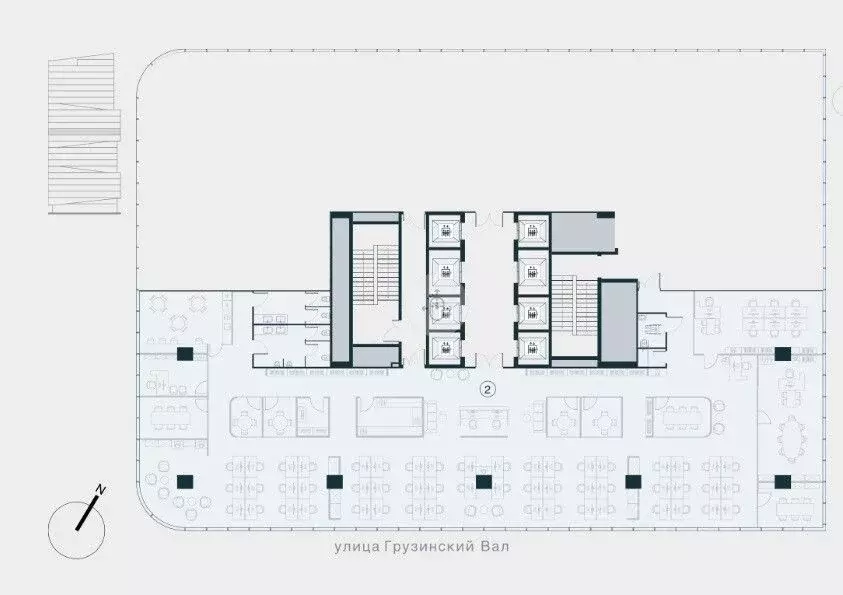 Офис в Москва ул. Грузинский Вал, 3 (602 м) - Фото 2