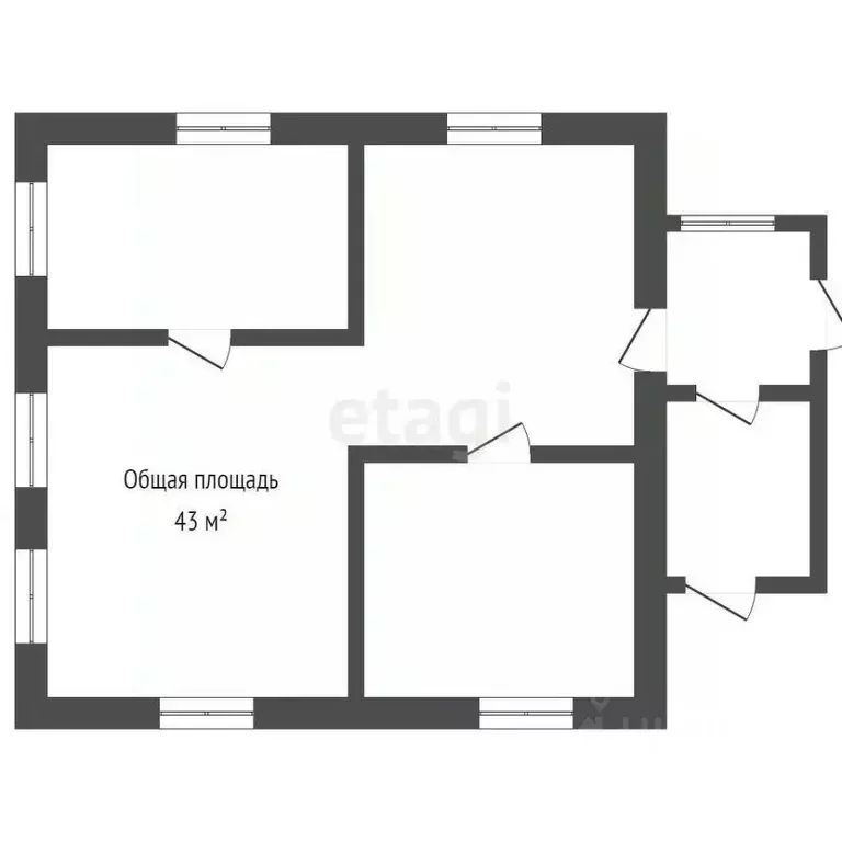 Дом в Кемеровская область, Ленинск-Кузнецкий Зейская ул., 25 (43 м) - Фото 2