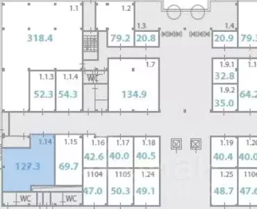Офис в Москва ул. Ленинская Слобода, 26С5 (127 м) - Фото 2