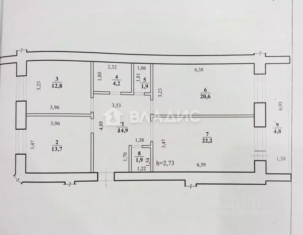 3-к кв. Забайкальский край, Чита Красноармейская ул., 90 (92.2 м) - Фото 1