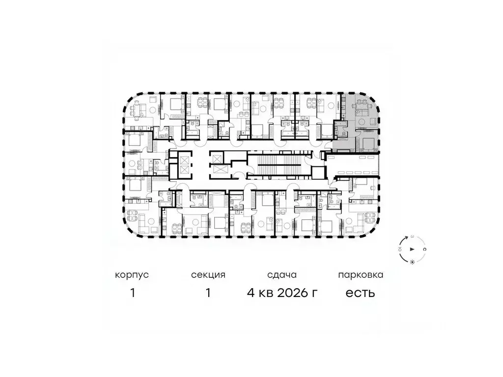 2-к кв. Москва Левел Нижегородская жилой комплекс, 1 (46.7 м) - Фото 1