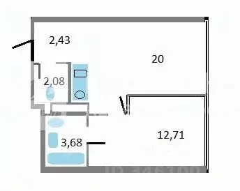 2-к кв. Москва Шереметьевская ул., 21 (41.0 м) - Фото 2