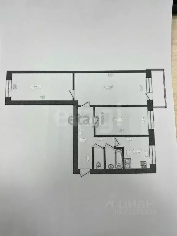 3-к кв. Удмуртия, Ижевск Школьная ул., 17 (58.2 м) - Фото 2