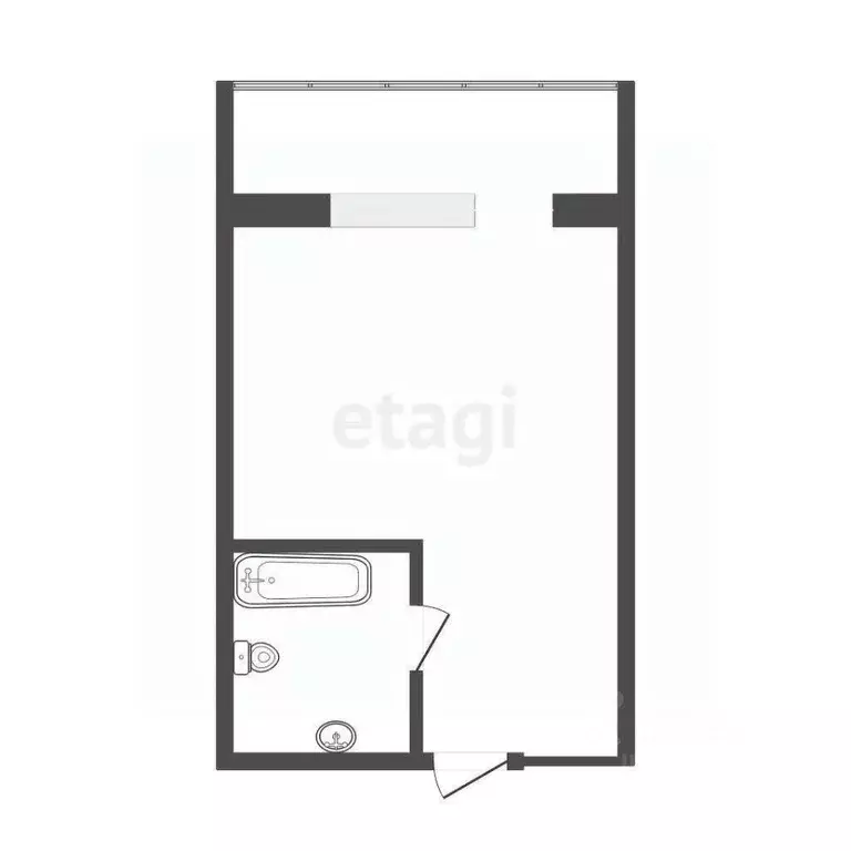 Студия Тюменская область, Тюмень ул. Судостроителей, 40 (16.5 м) - Фото 2