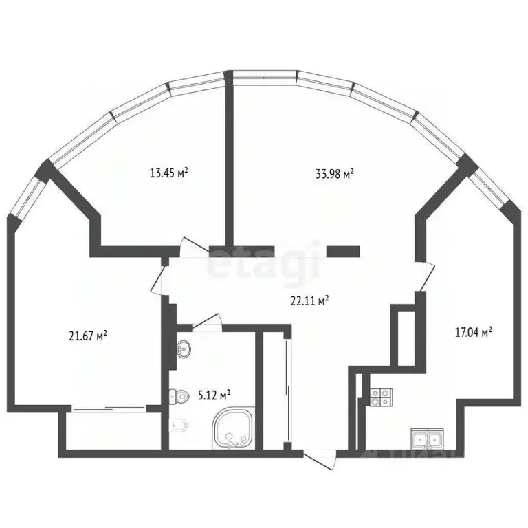 3-к кв. Краснодарский край, Анапа Пионерский просп., 255/2к4 (102.4 м) - Фото 2