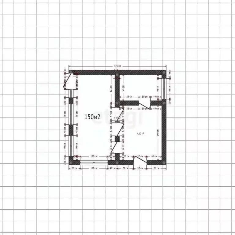 Дом в Дагестан, Махачкала ул. Митарова, 70 (350 м) - Фото 1