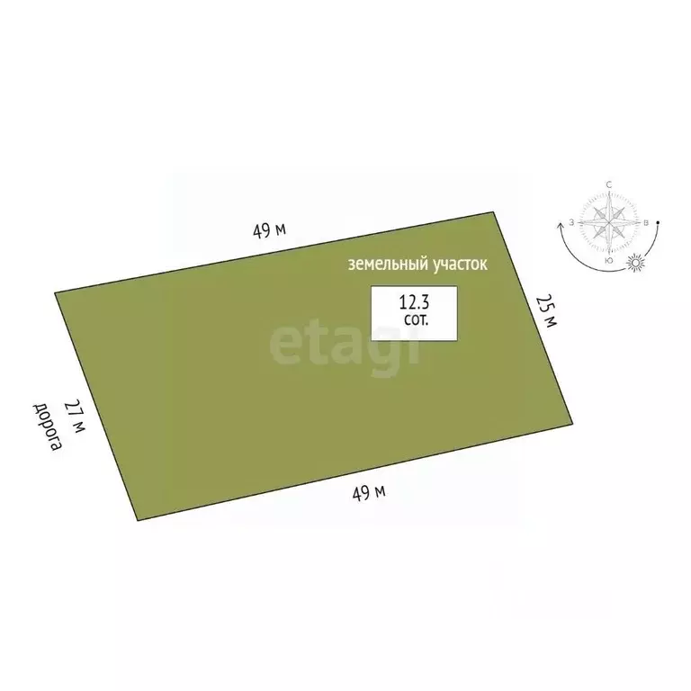 Участок в Тюменская область, Тюменский муниципальный округ, с. ... - Фото 2