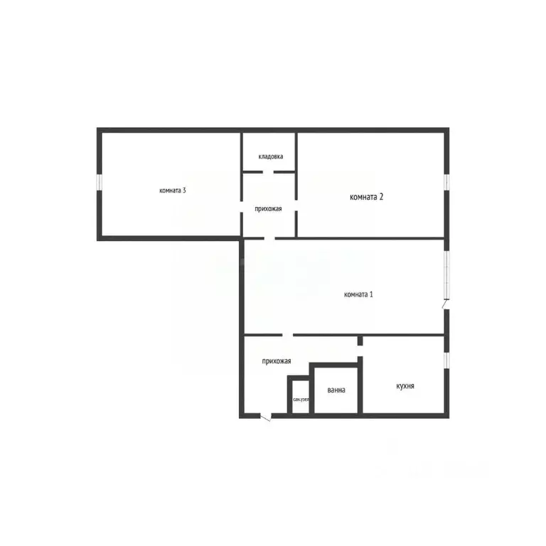 3-к кв. Псковская область, Остров Пригородная ул., 5 (54.5 м) - Фото 2
