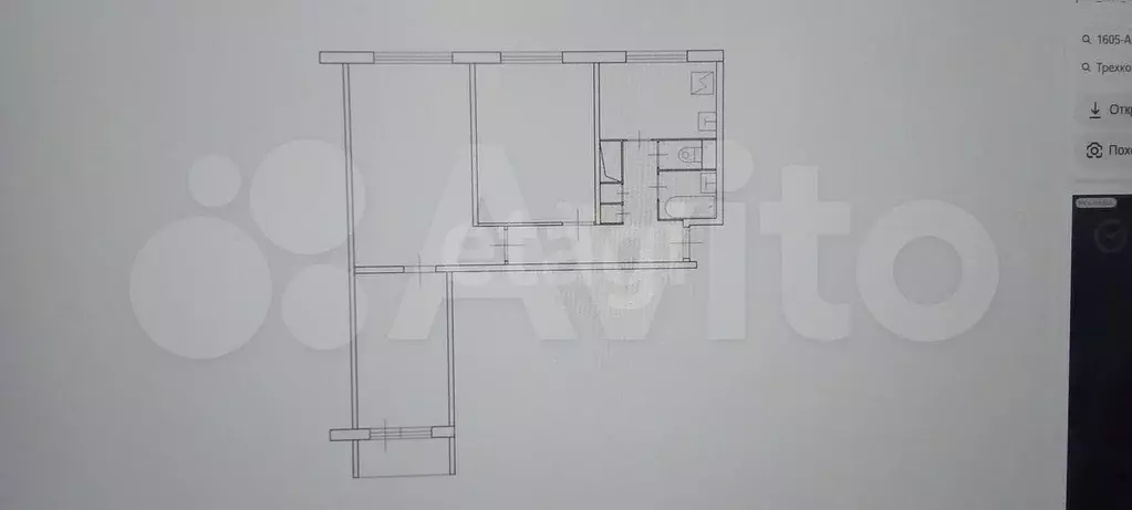 3-к. квартира, 64 м, 5/10 эт. - Фото 0