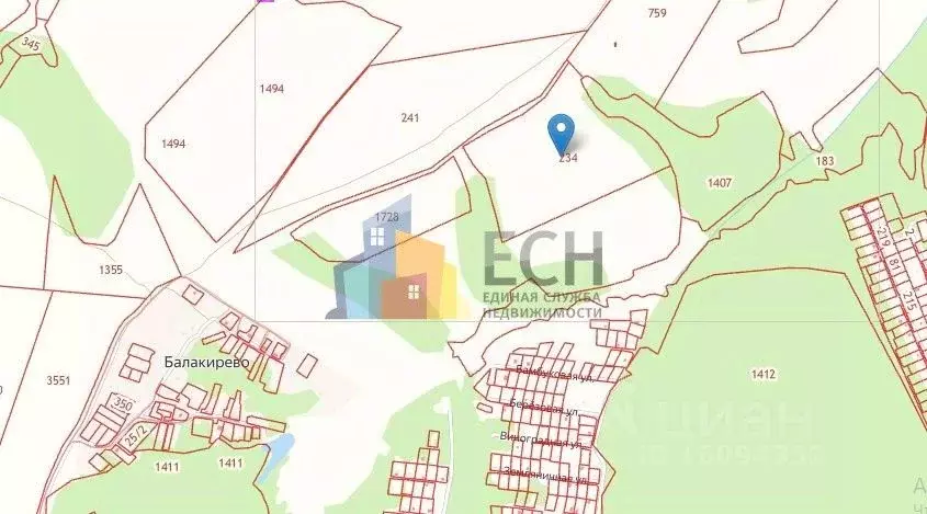 Участок в Тульская область, Тула городской округ, д. Балакирево 1 ... - Фото 1