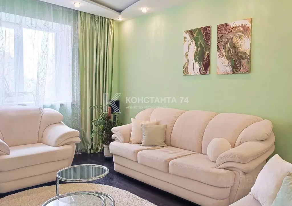 4-к кв. Челябинская область, Челябинск Российская ул., 61Б (98.3 м) - Фото 1