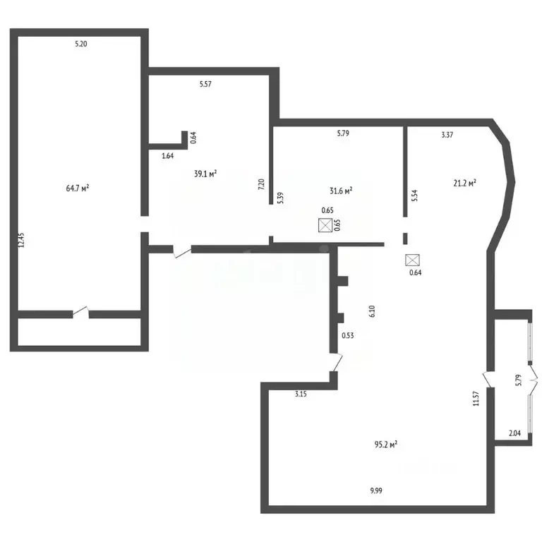 Офис в Тюменская область, Тюмень ул. Республики, 171к2 (252 м) - Фото 2