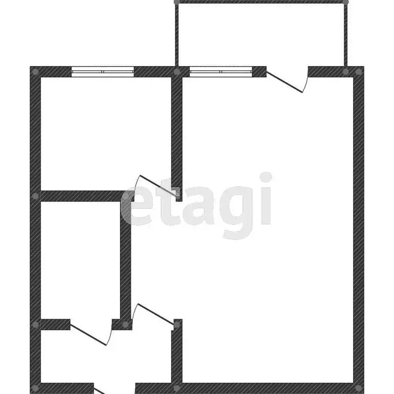 1-комнатная квартира: Нижний Тагил, улица Матросова, 3А (26.7 м) - Фото 1