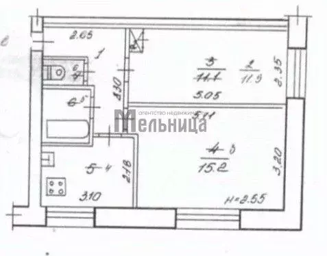 2-к кв. Волгоградская область, Волгоград ул. Байдакова, 9А (42.1 м) - Фото 2