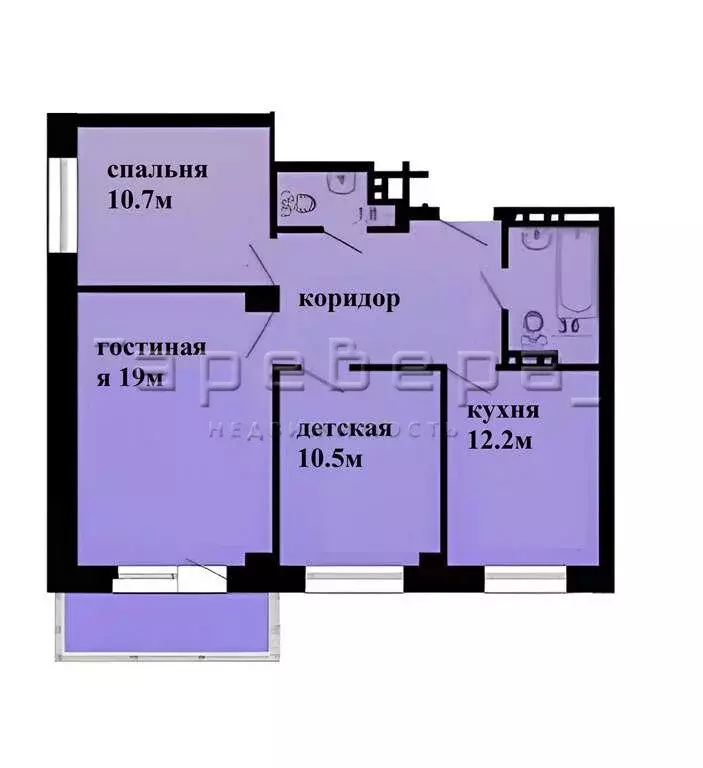3-комнатная квартира: Красноярск, улица Петра Подзолкова, 21 (67 м) - Фото 0