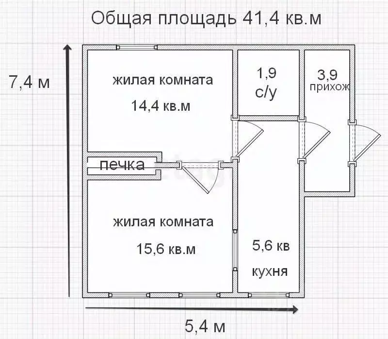 Дом в Краснодарский край, Мостовский район, Махошевская ст-ца ... - Фото 1